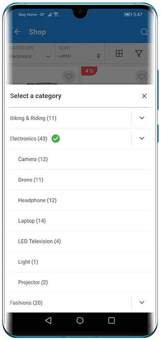 Flatshop Bagisto (Android)